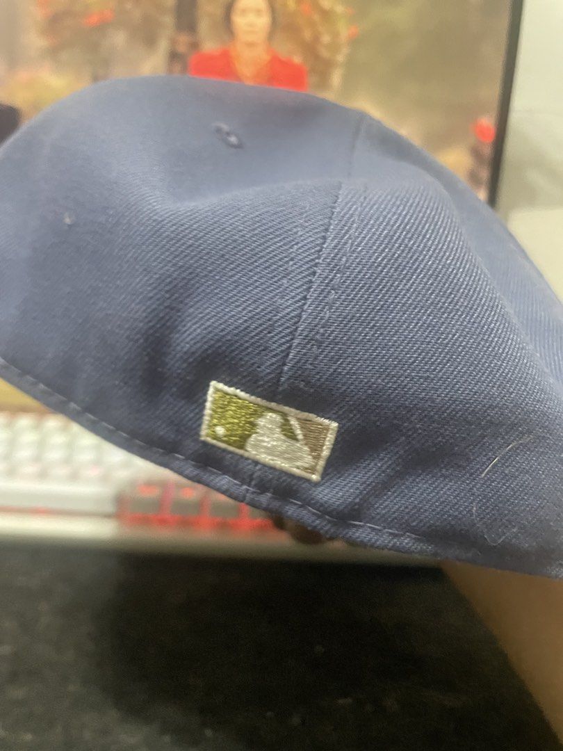 New Era 59FIFTY Cooperstown Collection Cap (Category: Caps & Hats) located in Manila. Submitted by rojanorial01659 (Listing ID 1460174162, Image 2). Description: - Brand: New Era - Style: 59FIFTY Fitted Cap - Color: Blue and Tan - Size: 7 1/2 - Special Features: Cooperstown Collection logo, Suede brim - Condition: Brand new with original tag attached - Perfect for: Baseball fans and collectors.