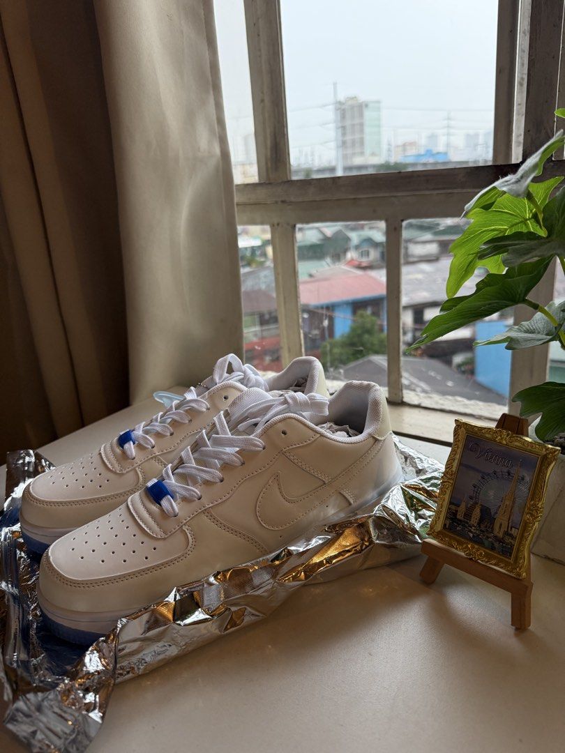 Nike Air Force 1 UV Reactive Sneakers (Category: Sneakers) located in Manila. Submitted by its.mickey (Listing ID 1460214300, Image 2). Description: Class A only, hindi rin nagagamit huhu so benta nalang Size 44 EU.
