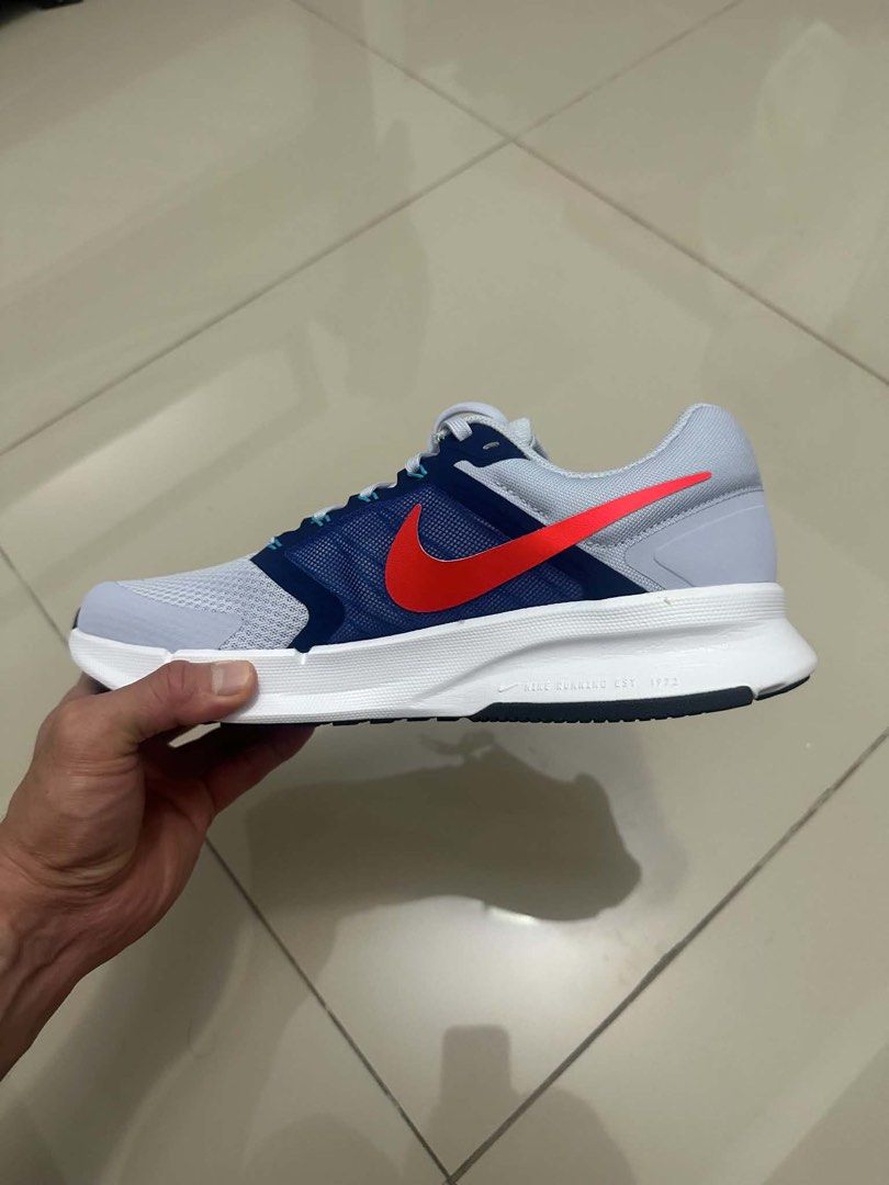 Nike Running Shoes - Blue, Red, Grey (Category: Sneakers) located in Makati City. Submitted by starmargarette (Listing ID 1460268362, Image 1). Description: 👟Nike Run Swift 3🏃 ✅ Comes with box ✅ Very comfortable for everyday wear ✅ Lightweight and stylish ✅ Perfect for walking, running, or casual use 🎁 Great gift idea for your boyfriend or husband! 📍Makati.