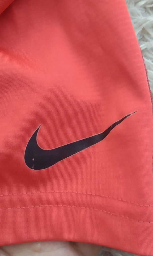 NIKE Sport Short(Dri-fit) (Category: Activewear) located in Iriga City. Submitted by flips_thrifting903 (Listing ID 1460115067, Image 3). Description: Brand: Nike orange(Dri-fit)(Draw String) Color:Orange,Stripes black Color rate:9.6/10 waistline:26 to 27 length:20 Fabric:,(Madi in Vietnam)100%Polyester 2 pockets Complete tag Garterized/Stretchable Open for meetups and shipping via J&T, Flash,JRS,LBC Iriga city Nabua Baao Pili Naga City Magarao C