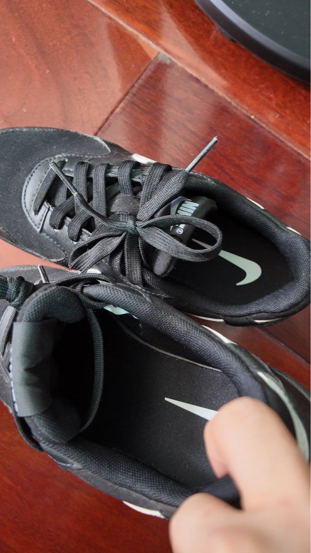 NIKE Terra Manta Shoes Black (Category: Sneakers) located in Manila. Submitted by vibevault.ph (Listing ID 1460203789, Image 3). Description: 💯 Nike Terra Manta Shoes - Size US 6 • Best for casual/lifestyle wear • Low-top sneakers • Bought for ₱4k online (check last pic for proof) • Only tried on once 📌 RFS: Impulsive online buy:”) but don’t know how to style black shoes after receiving them, so I never got to really wear them outside (only fit