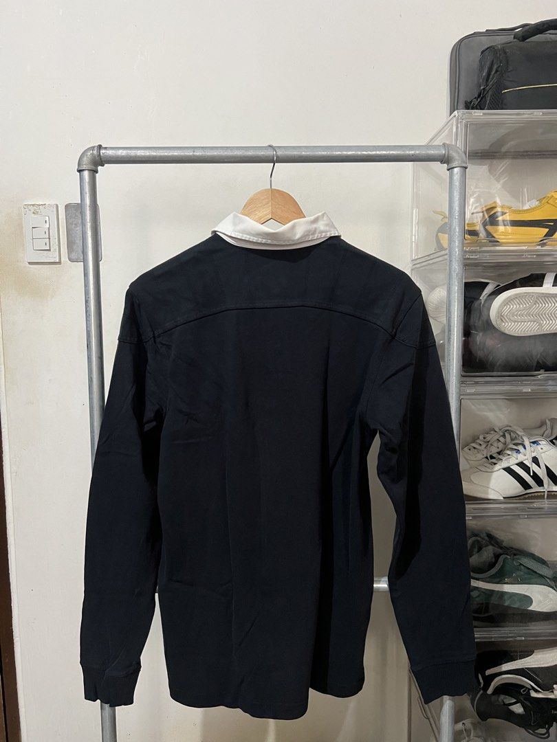Nike The Athletic Dept. Rugby Polo (Category: Tshirts & Polo Shirts ) located in Angono. Submitted by odd.fitt (Listing ID 1460295411, Image 2). Description: Large 21W 27-29L Black na black Heavy cotton Stains on collar.