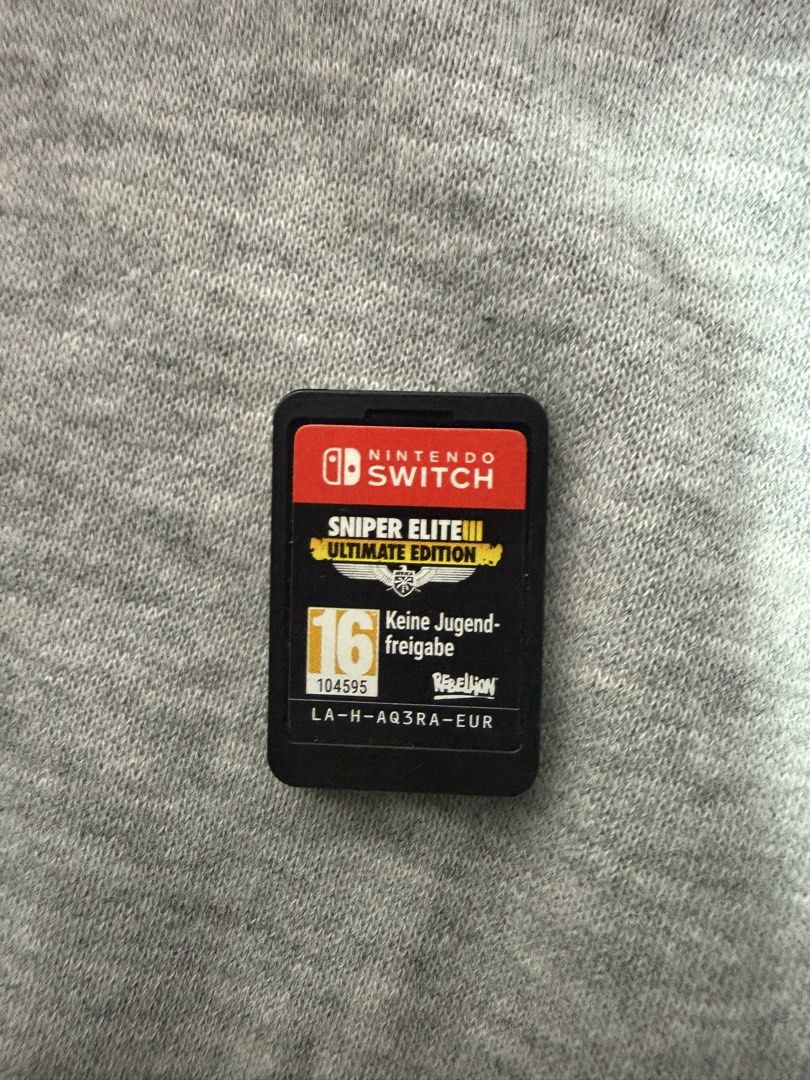 Nintendo Switch Games (Category: Nintendo) located in Quezon City. Submitted by hawuuu (Listing ID 1460156297, Image 2). Description: RFS: need funds asap no box/case Animal Crossing - ₱1100 SOLD Nintendo Switch Sports - ₱900 (no straps/controller attachments) SOLD Sniper Elite III Ultimate Edition - ₱1000 Just Dance 2022 - ₱1200 Cooking Mama Cookstar - ₱900 Taiko no Tatsujin - ₱1000 Fatal Frame - ₱1000 Crash Team Racing Nitro Fueled - ₱1000.