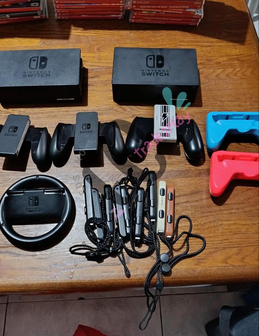 Nintendo Switch Games, Controllers, Cases & Accessories Bundle (Category: Nintendo) located in Manila. Submitted by cedieleen (Listing ID 1460128564, Image 2). Description: Accessories for sale. Send me the picture, highlight whatever it is youre interested at and I will tell you the price. Joycons - 1500 pair Dobe Eggshell - 1000 Retroflag - 850 Pro con - 1200 Other wireless controllers - 450-650 wireless controller with issue sa rubber - 250-30