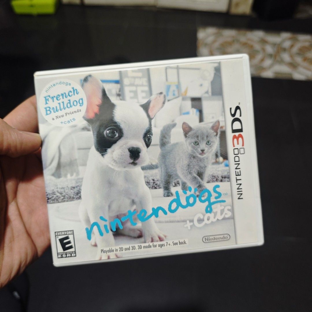 Nintendogs + Cats 3DS Game (Category: Nintendo) located in Quezon City. Submitted by shopme_gadget30 (Listing ID 1460269356, Image 1). Description: kindly read the details first for sale fixed price good Condition tested and working with Case, game csrt and manual compatible to Nintendo 3DS/2DS usa region Shoopppppeee —,✅ can check out pm for the linnnkkk (If shoopppee check out, price is higher because of shooppppeee deduction qc area meet up: s