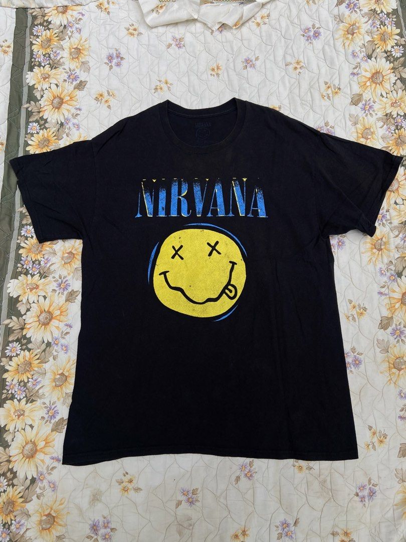 NIRVANA BAND TEE MODERN RELEASE (Category: Tshirts & Polo Shirts ) located in Salug. Submitted by bagdoi_finds (Listing ID 1460148829, Image 1). Description: NO ISSUE 10/10 COLOR RATE.