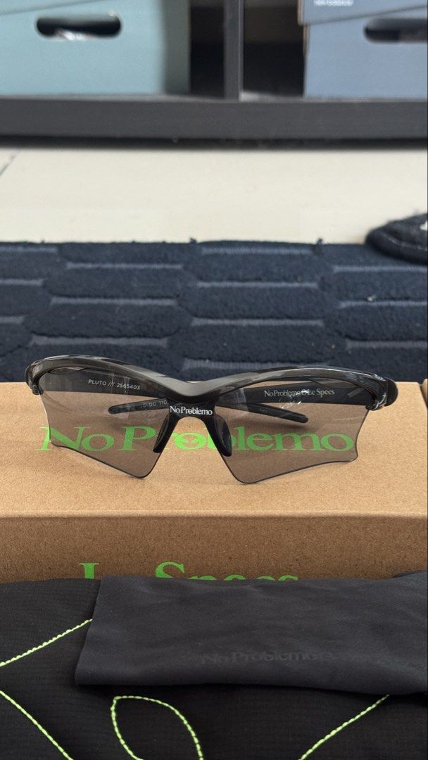 NO PROBLEMO PLUTO (Category: Sunglasses & Eyewear) located in Pasir Gudang. Submitted by wmf_5757 (Listing ID 1460142990, Image 1). Description: for sale . complete with box.