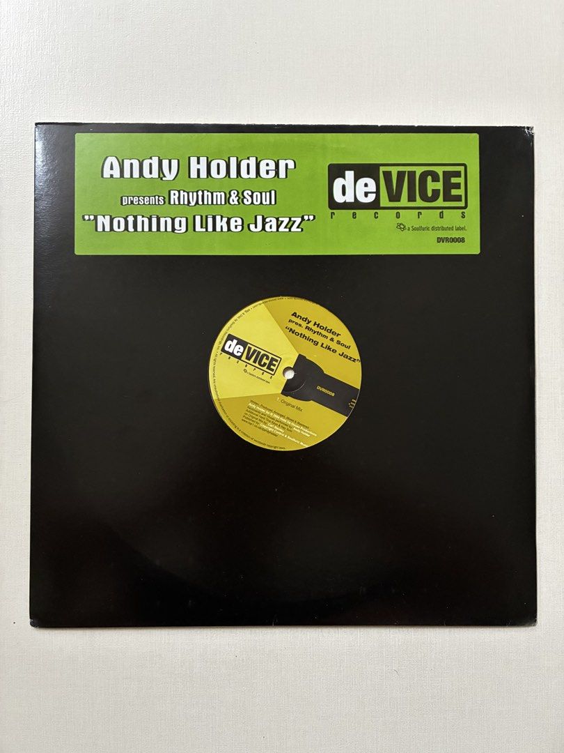 Nothing Like Jazz - Andy Holder House Vinyl Record (Category: Vinyls) located in Quezon City. Submitted by 003___ (Listing ID 1460143328, Image 1). Description: Title: Nothing Like Jazz Artist: Andy Holder Genre: House Year: 2004 Condition: VG Sleeve Condition: G https://www.discogs.com/release/1322862-Andy-Holder-Pres-Rhythm-Soul-Nothing-Like-Jazz 800.