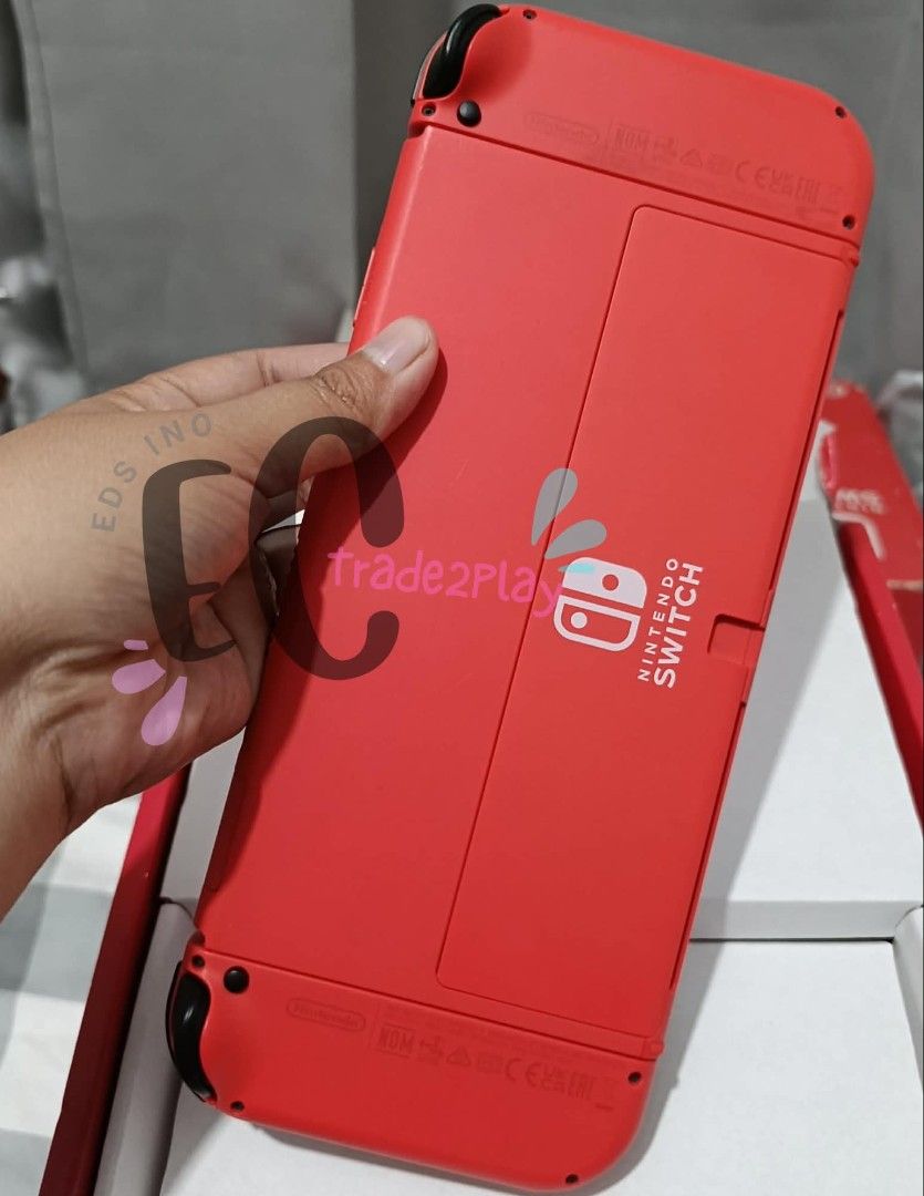 NS OLED Mario Edition (Non JB) (Category: Nintendo) located in Manila. Submitted by cedieleen (Listing ID 1460127363, Image 2). Description: complete accessories with box no issue, makinis din unused dock 12,000 fix.