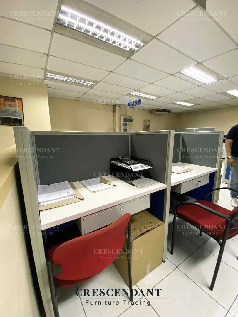 Office Cubicle Workstations with Partitions and Desks (Category: Office Furniture & Fixtures) located in Pasig City. Submitted by abicft (Listing ID 1460126066, Image 2). Description: (THE PRICE IS FOR POSTING PURPOSES ONLY) CUSTOMIZE OFFICE PARTITION Custom-color, measurement 📌FREE QUOTATION! 📌FREE SITE VISIT & FREE ESTIMATE within Metro Manila 📌FREE 2D AND 3D LAYOUT or you can send us your measurement/layout. 📍Other products: ✅Office Partit