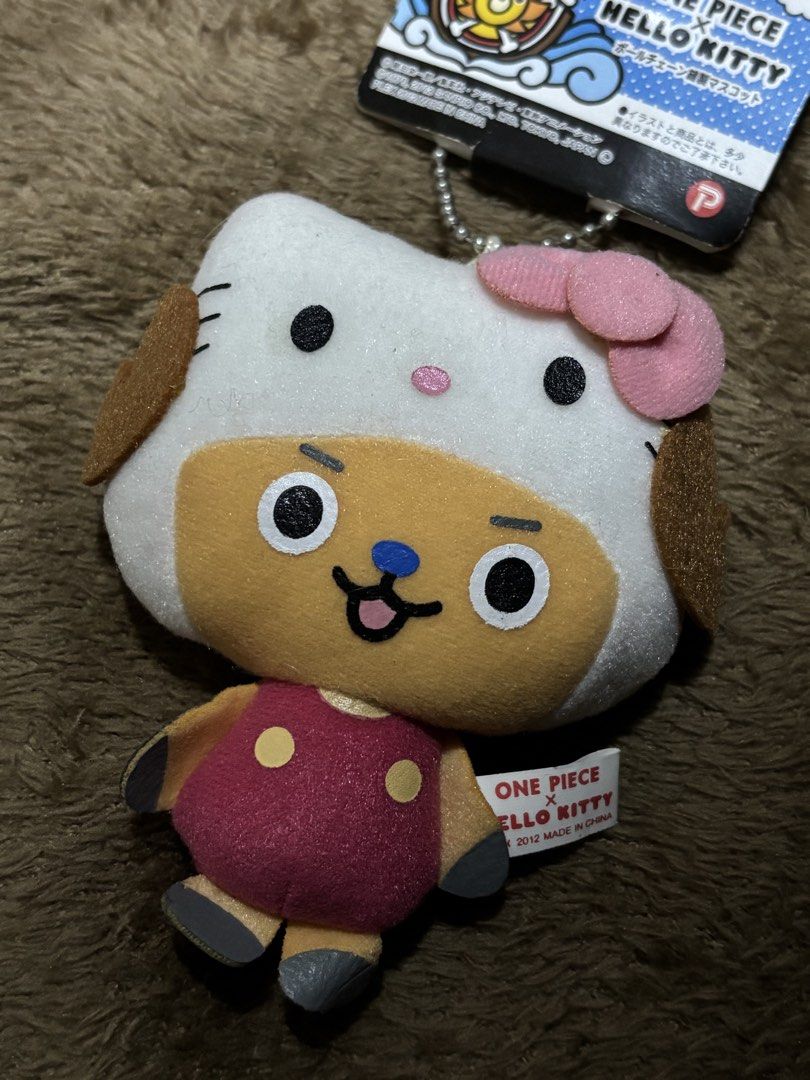 One Piece (Chopper) x Hello Kitty (Category: Character Goods) located in Manila. Submitted by pmpmprn (Listing ID 1460218380, Image 2). Description: Authentic Sanrio Slight issue on its left foot (see photos).