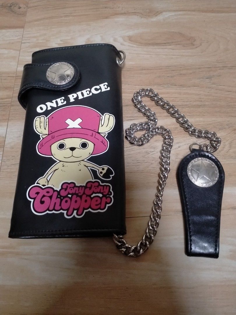 ONE PIECE TONY TONY CHOPPER LONG WALLET (Category: Wallets & Card Holders) located in Cabuyao City. Submitted by Bike_Clothing10 (Listing ID 1460149776, Image 1). Description: READ FIRST... FOR SALE: ONE PIECE TONY TONY CHOPPER LONG WALLET Excellent Condition With Chain NOTE: Slight markings lang sa back part, naipit kasi ng matagal kasama ng ibang wallet. PRICE: 550 Fixed + SF PICK UP OR SHIPPING ONLY LOCATION: Cabuyao Laguna -NO COD/COP- MOP: G