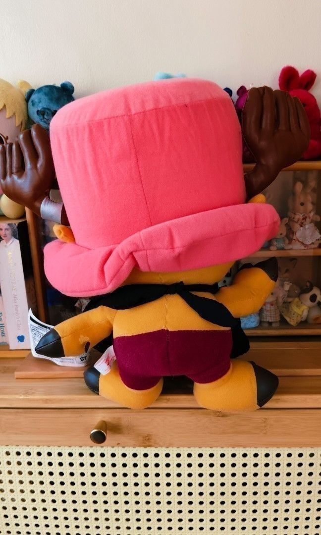 ONEPIECE: CHOPPER PLUSH, BNWT 16 INCHES (Category: Plushies & Soft Toys) located in San Pedro. Submitted by normancorpuz621 (Listing ID 1439674984, Image 2). Description: AVAILABLE: ONEPIECE:CHOPPER PLUSH BANPRESTO ONEPIECE X BANPRESTO AUTHENTIC ◾FOR ONLY 350PhP📌 ◾SIZE: 16 INCHES ◾CONDITION RATE: 9.8/10 ◾JAPAN ITEM ◾FIRST TO PAY ◾MOP:GCASH/BDO ◾COURIER: J&T/FLASH/LALAMOVE ◾NO COD/COP/MEET UPS #JAPANITEM #BRANDNEW #WITHPAPERTAG.