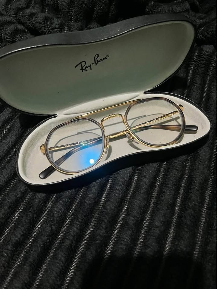 ORIGINAL UNISEX RAYBAN EYEGLASSES (Category: Sunglasses & Eyewear) located in Manila. Submitted by altheamrcl96368 (Listing ID 1460108905, Image 3). Description: For Sale: Original Rayban Eyeglasses Model: RB3765V Size: 51-22mm Used for like 3 times only Good as new Bought for 15k, can sell for 12k Price is negotiable for sure buyers Have graded lens, but you can change it to your preferred optical shops. Right lens: 400 Left lens: 250.