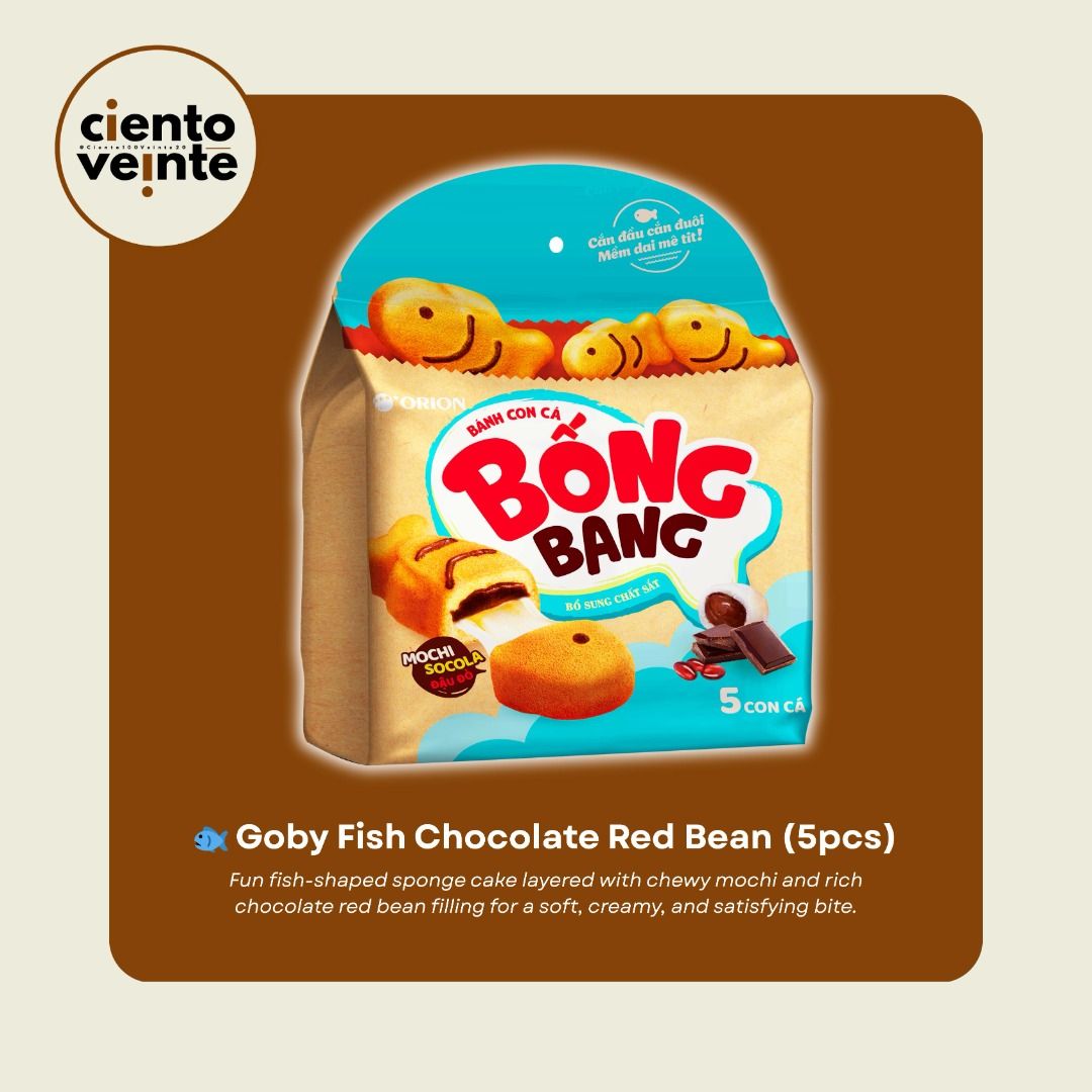 Orion Bong Bang (Category: Other Food & Drinks) located in Manila. Submitted by ciento100veinte20 (Listing ID 1460294814, Image 2). Description: ITEM: Orion Bong Bang ORIGIN: Vietnam STOCK: 1,000 WHOLESALE: PM to join our Resellers Group. Open for Drop Shipping. Location: Sta. Ana Manila Mode of Delivery: Lalamove or Tiktok Parcel Checkout MOP: GCASH OR BPI Description: Trending Orion Snacks from Vietnam – Soft, fluffy pastries with delicious fil