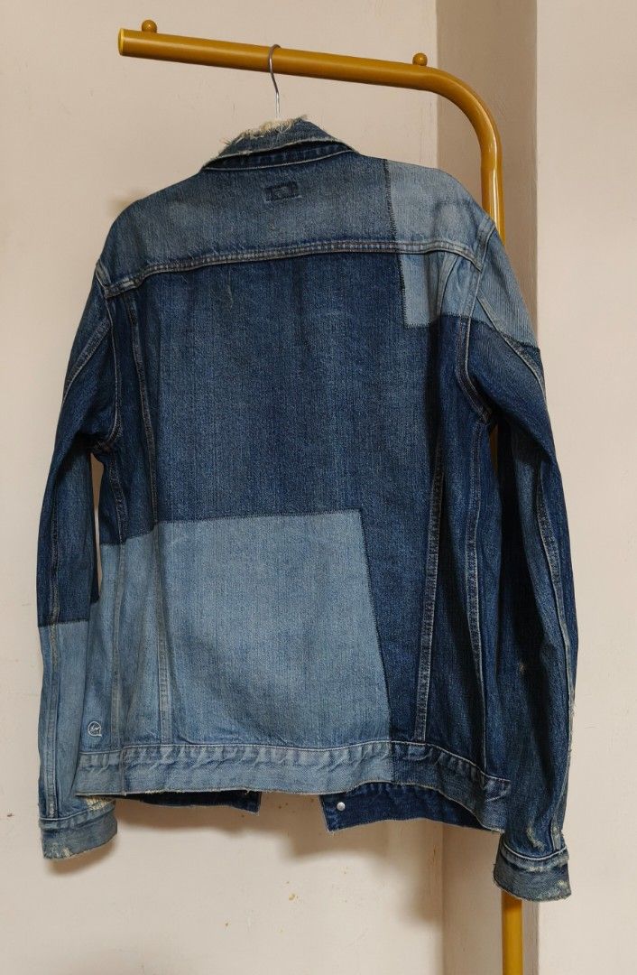 Patchwork Denim Jacket (Category: Coats, Jackets and Outerwear) located in Kuala Lumpur. Submitted by infinity.store88 (Listing ID 1460188647, Image 2). Description: The Denim by Vanquish & Fragment Patchwork Denim Jacket in Washed Indigo is a standout collaborative piece from the joint venture between VANQUISH designer Ryo Ishikawa and Fragment Design's Hiroshi Fujiwara The Denim by Vanquish & Fragment Patchwork Denim Jacket is a collectors' fav