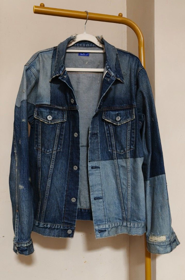 Patchwork Denim Jacket (Category: Coats, Jackets and Outerwear) located in Kuala Lumpur. Submitted by infinity.store88 (Listing ID 1460188647, Image 3). Description: The Denim by Vanquish & Fragment Patchwork Denim Jacket in Washed Indigo is a standout collaborative piece from the joint venture between VANQUISH designer Ryo Ishikawa and Fragment Design's Hiroshi Fujiwara The Denim by Vanquish & Fragment Patchwork Denim Jacket is a collectors' fav