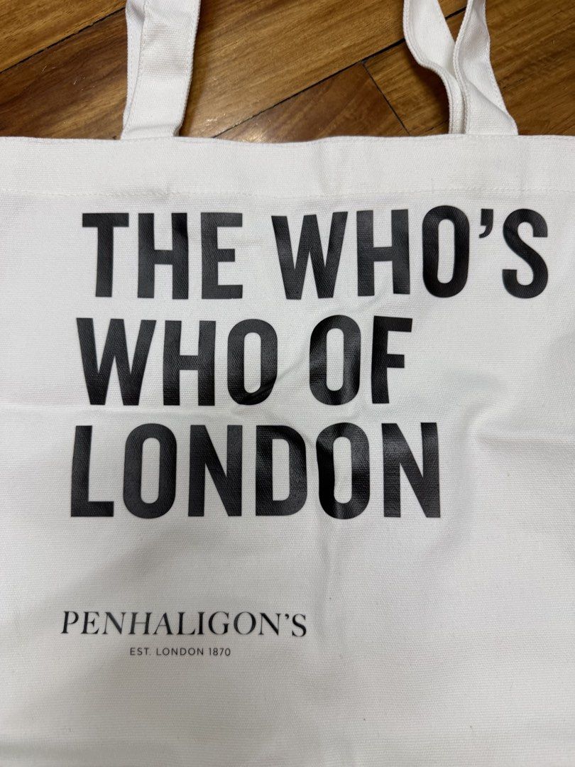 PENHALIGON'S London EcoBag Tote Bag (Category: Tote Bags) located in Manila. Submitted by a.c.shop (Listing ID 1460116645, Image 2). Description: 3 avail .