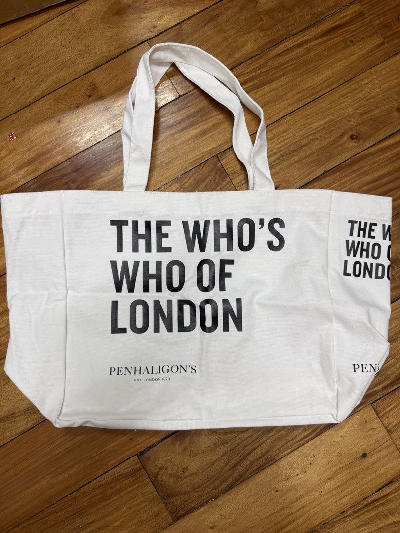 PENHALIGON'S London EcoBag Tote Bag (Category: Tote Bags) located in Manila. Submitted by a.c.shop (Listing ID 1460116645, Image 1). Description: 3 avail .
