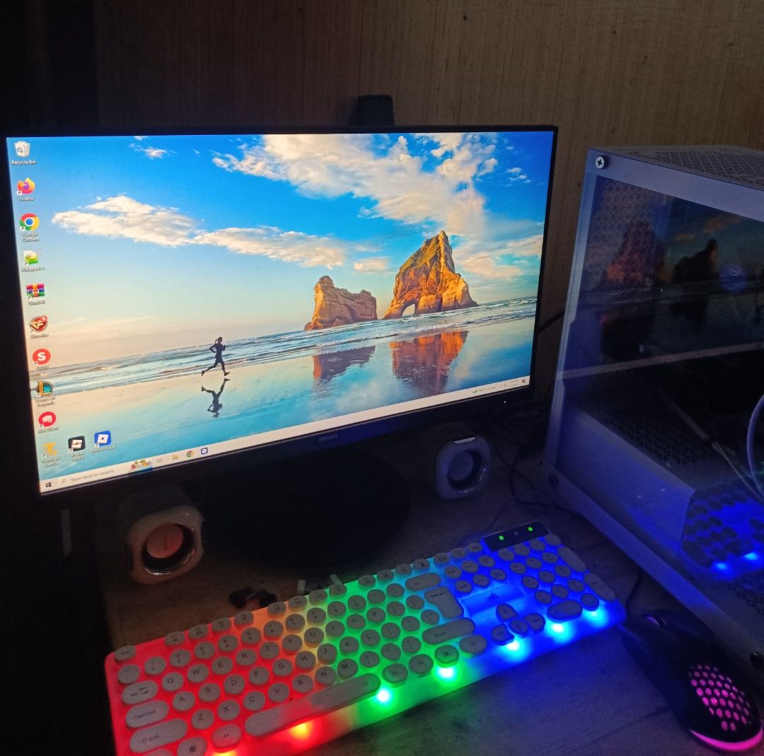 PC (Category: Desktops) located in Manila. Submitted by nelsonnash04473 (Listing ID 1460244457, Image 2). Description: - Complete Desktop PC Setup - Perfect for Gaming & Everyday Use -Processor Intel i5 10400 - 16GB RAM Kingston fury beast 3200mhz - 512GB SSD Storage MVMe - PSU: COUGAR 600watts plus 80bronze -monitor Philips frameless 24inches.