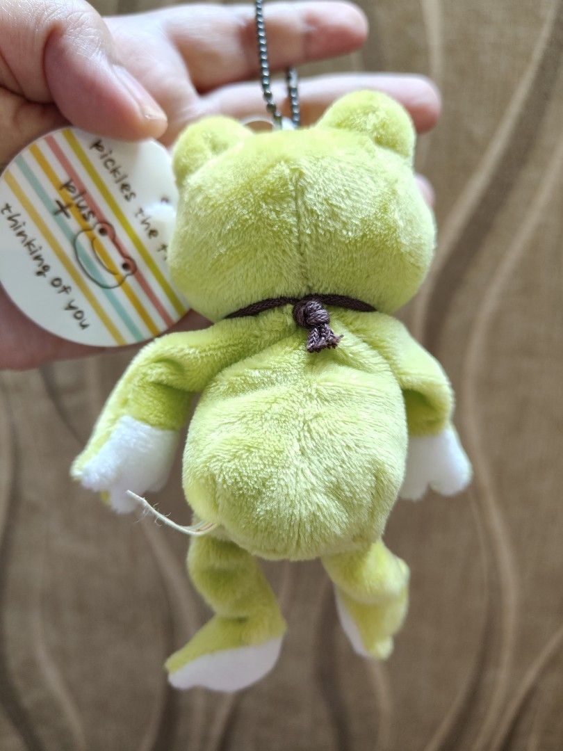 Pickles the Frog Plush Charm (Category: Plushies & Soft Toys) located in Santa Rosa. Submitted by mmps249.1 (Listing ID 1460209375, Image 2). Description: Crossposted Mine now, pay now shipping courier: JRS only Gcash payment upon order No reservations.