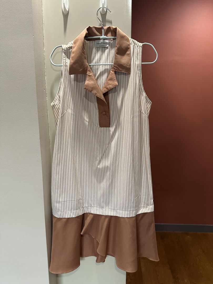 Plains & Prints Alker Sleeveless Dress (Category: Dresses) located in Mandaluyong City. Submitted by teptep08 (Listing ID 1460158309, Image 2). Description: -No tag already but never worn (Feb 2026 collection) -Silhouette: Drop waist .