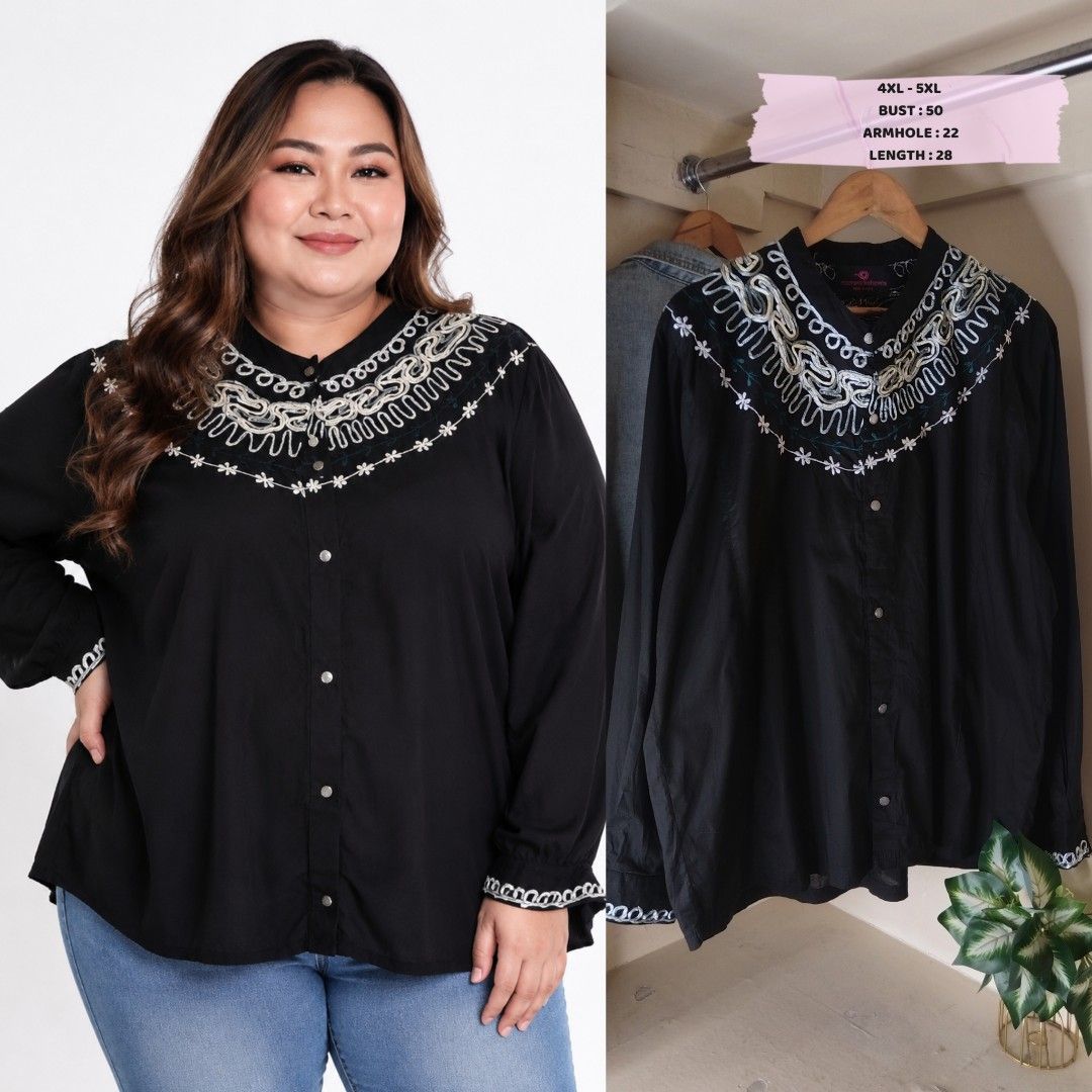 Plus size tops (Category: Blouses) located in Manila. Submitted by charletterodrigo (Listing ID 1460138695, Image 3). Description: .