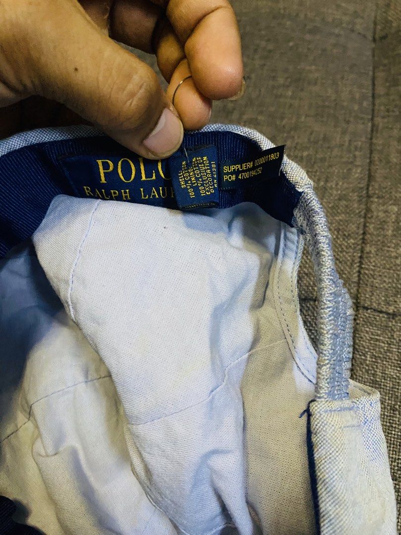 Polo ralph lauren cap (Category: Activewear) located in Caloocan City. Submitted by luxurymurayta888 (Listing ID 1460236558, Image 3). Description: issue blechstain.