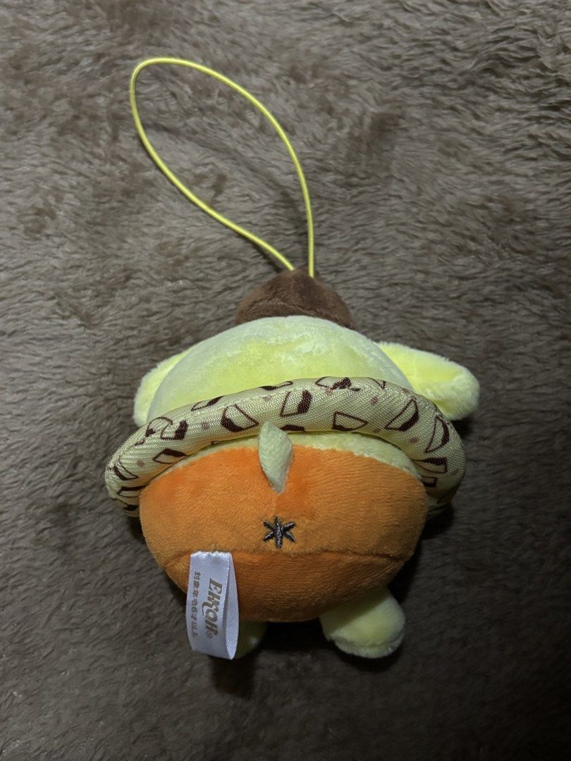 Pompompurin Swim Ring Plush Charm (Category: Plushies & Soft Toys) located in Manila. Submitted by pmpmprn (Listing ID 1460218694, Image 2). Description: Authentic Sanrio Eikoh Etiteka No issue.