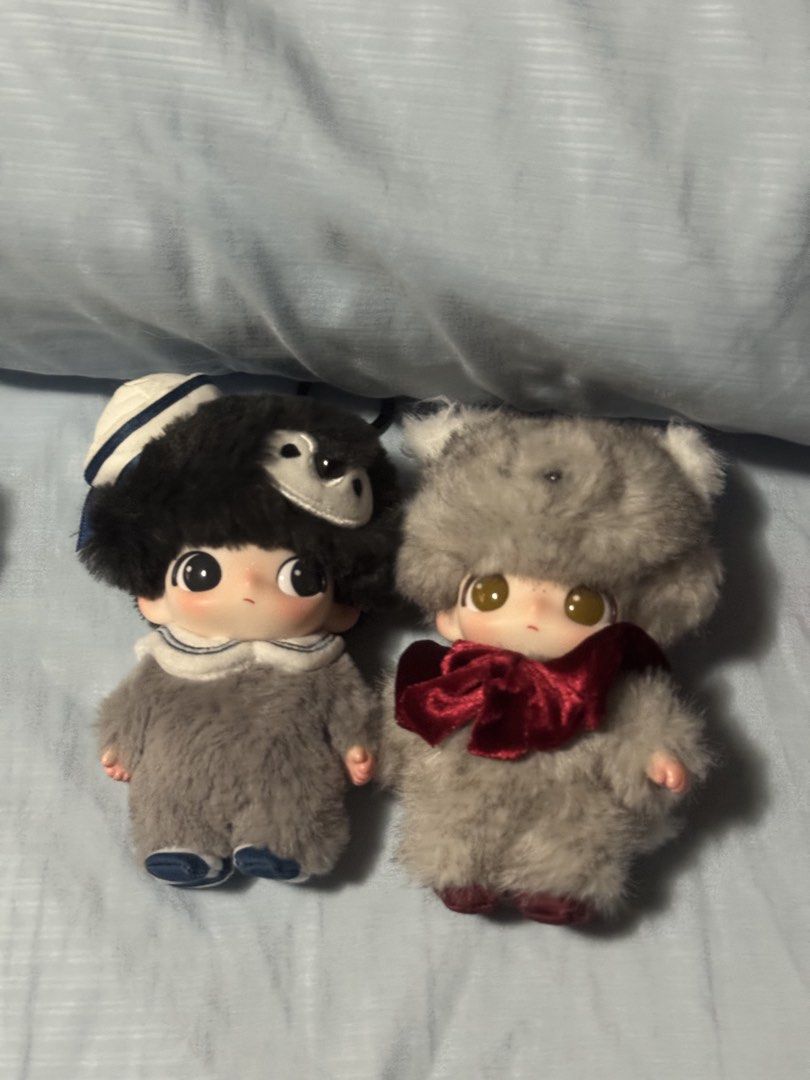 Pop Mart Plush Doll Pendant (Category: Plushies & Soft Toys) located in Taguig. Submitted by moshikicksgoodies (Listing ID 1460249600, Image 2). Description: For Sale No Box Rainbow Jelly Bean -800 Shadow Joker - 700 Daisy - 900 Goofy - 900 Set 3: RESERVED Chubby Penguin Granny Wolf Curiousity - 600 Protection - 600 Whisper of Love - 600 can do shipping 📍 Taguig.