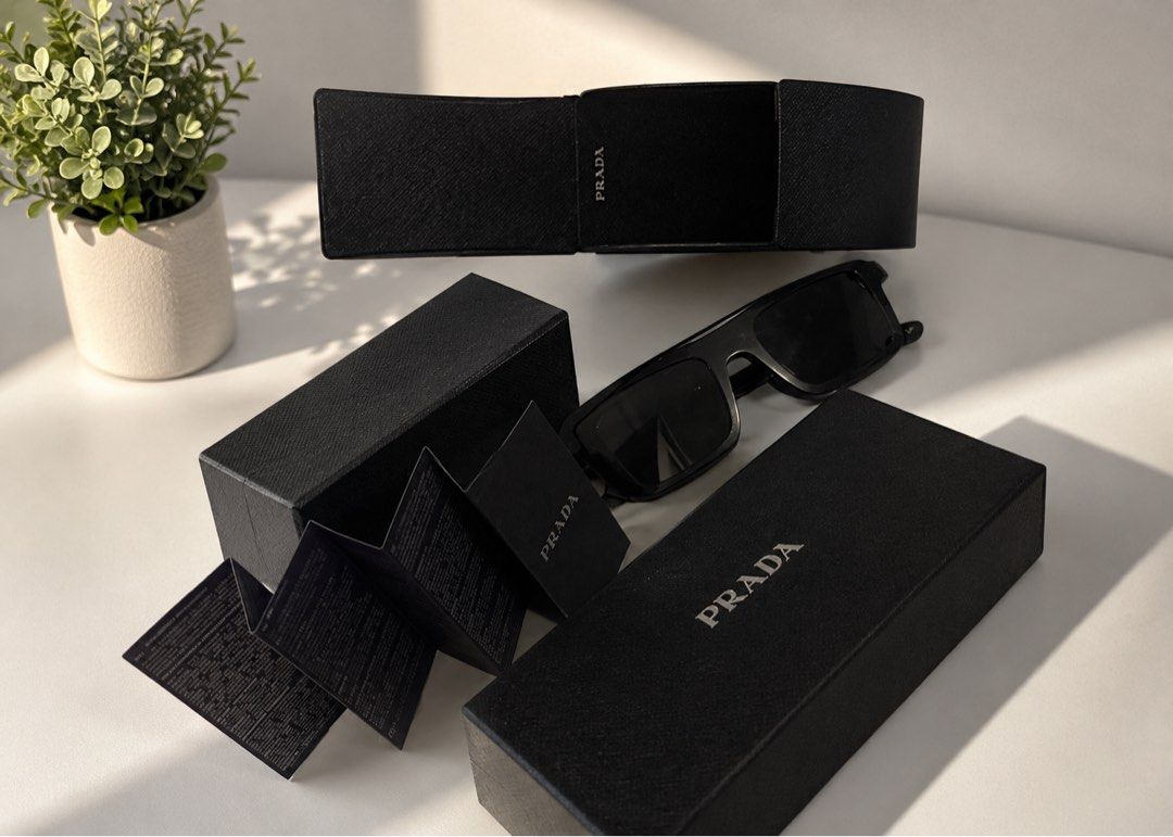 Prada Sunglasses PR 19WS (Category: Sunglasses & Eyewear) located in Cavite. Submitted by theluxurybyaalheebotique (Listing ID 1460278135, Image 2). Description: DUBAI MALL 100% Authentic ‼️Sign of usage: see actual picture 👀Look closely to the image and make sure you are confirmed with the issue before minning. No return & No Refund Policy. Let’s not waste our TIME HERE. 🎞️All item shoot in uncleaned condition. Some dirt or dust will removed o