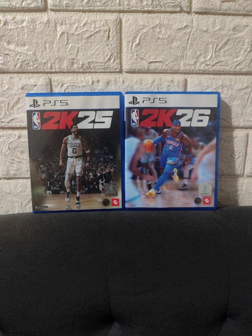 PS5 NBA2K25, NBA2K26 (Category: PlayStation) located in Cavite. Submitted by cleverdolphin_24c277 (Listing ID 1460271882, Image 1). Description: Dasma, Cavite location FIXED PRICE‼️ NBA 2K25 - P700 NBA 2K26 - P1200.