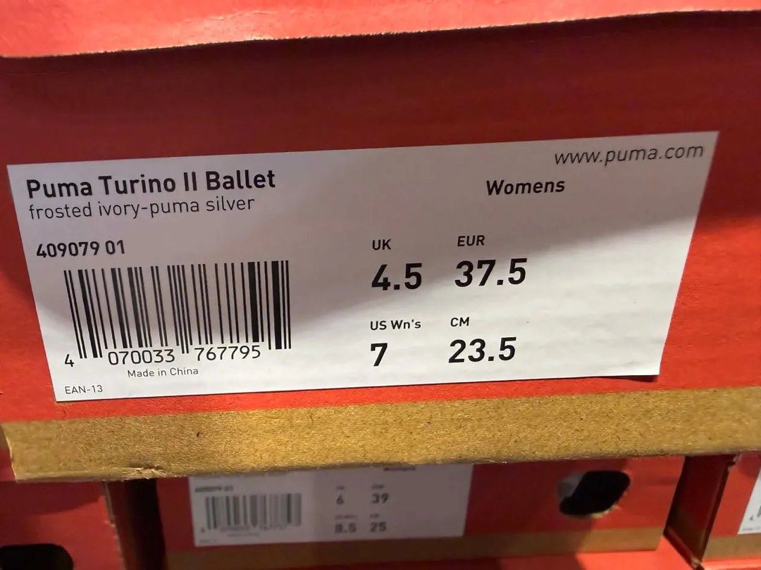 Puma ballet shoes (Category: Sneakers) located in Manila. Submitted by pinkpony1997 (Listing ID 1460187374, Image 3). Description: Size us7.