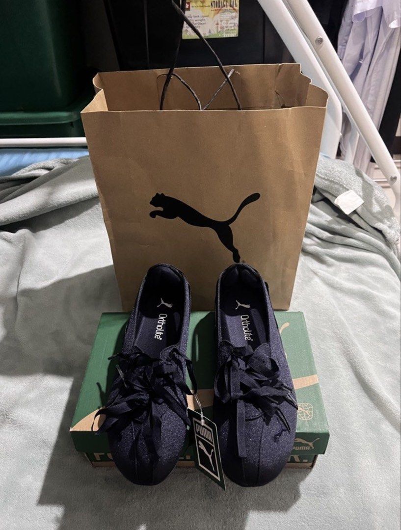 PUMA Speedcat ballet nova satin in blue (Category: Flats & Sandals) located in Manila. Submitted by cluters.by.russandmara (Listing ID 1460266443, Image 2). Description: BRAND NEW | NEVER BEEN USED Bought in japan 🇯🇵 Size 7 womens rfs: declutter PRICE IS NEGOTIABLE!!!.