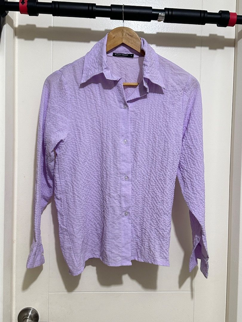 Purple Long sleeves (Category: Blouses) located in Mandaluyong City. Submitted by lovedbyjaaaam (Listing ID 1460272711, Image 1). Description: .
