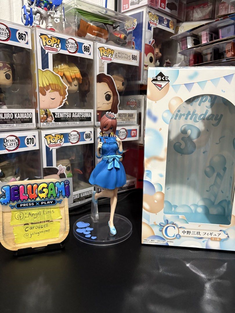 Quintessential quintuplets Celebration ichibankuji (Category: Designer & Blind Box Toys) located in Manila. Submitted by jelugamipxp (Listing ID 1460226560, Image 3). Description: Quintessential quintuplets Celebration ichibankuji 799 each nego pagtake all.