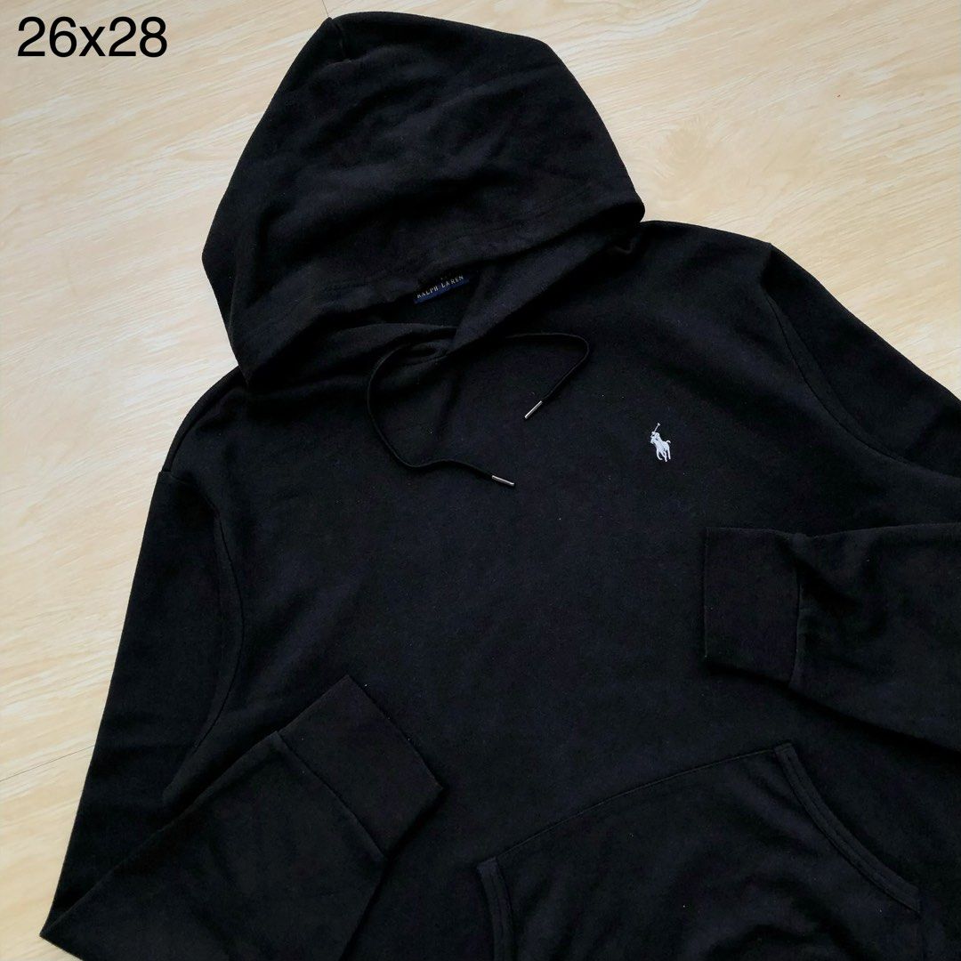 Ralph Lauren black hoodie jacket (Category: Coats, Jackets and Outerwear) located in Cavite. Submitted by nicepicker (Listing ID 1460129073, Image 2). Description: Size on Tag: XL Dimension: 26 x 28 Condition: 9.5/10 Flaws: None .