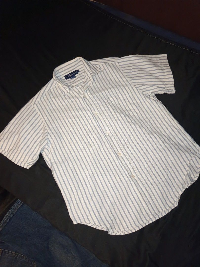 RALPH LAUREN BUTTON DOWN SHIRT (NO PONY LOGO) (Category: Formal Shirts) located in Los Banos. Submitted by kiel_labadan (Listing ID 1460107543, Image 1). Description: 23 - WIDTH 26 - LENGTH.
