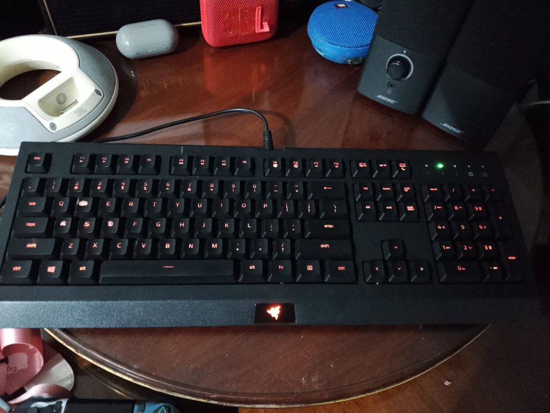 Razer Cynosa Lite Backlit Membrane Gaming Keyboard (Category: Computer Keyboard) located in Manila. Submitted by anvicnicajeff (Listing ID 1460162874, Image 2). Description: - Razer Cynosa Lite Gaming Keyboard -wired - Vibrant red blue violet green backlighting - Responsive Membrane Keys - Fully Functional, Works Well - Ideal for Gaming & Everyday Use.