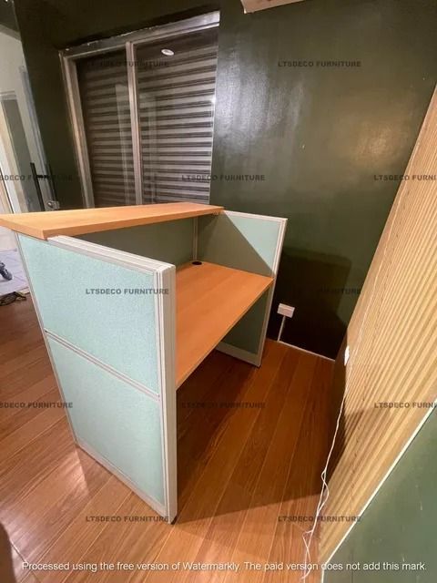 RECEPTION COUNTER TABLE OFFICE PARTITION (Category: Office Furniture & Fixtures) located in Quezon City. Submitted by fierce.angelltsdeco (Listing ID 1460166773, Image 1). Description: LTSDECO Home and Office Furniture Trading MANUFACTURER • FABRICATOR • SUPPLIER Looking for office furniture, modular partitions, workstations, or customized furniture? We can help! LTSDECO Home and Office Furniture Trading is a trusted manufacturer, fabricator, and