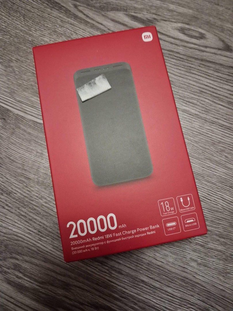 Redmi Powerbank 20000 mah (Category: Batteries & Power Banks) located in Manila. Submitted by jaynojayno (Listing ID 1460149863, Image 1). Description: Brand new Redmi 20000 mah powerbank.