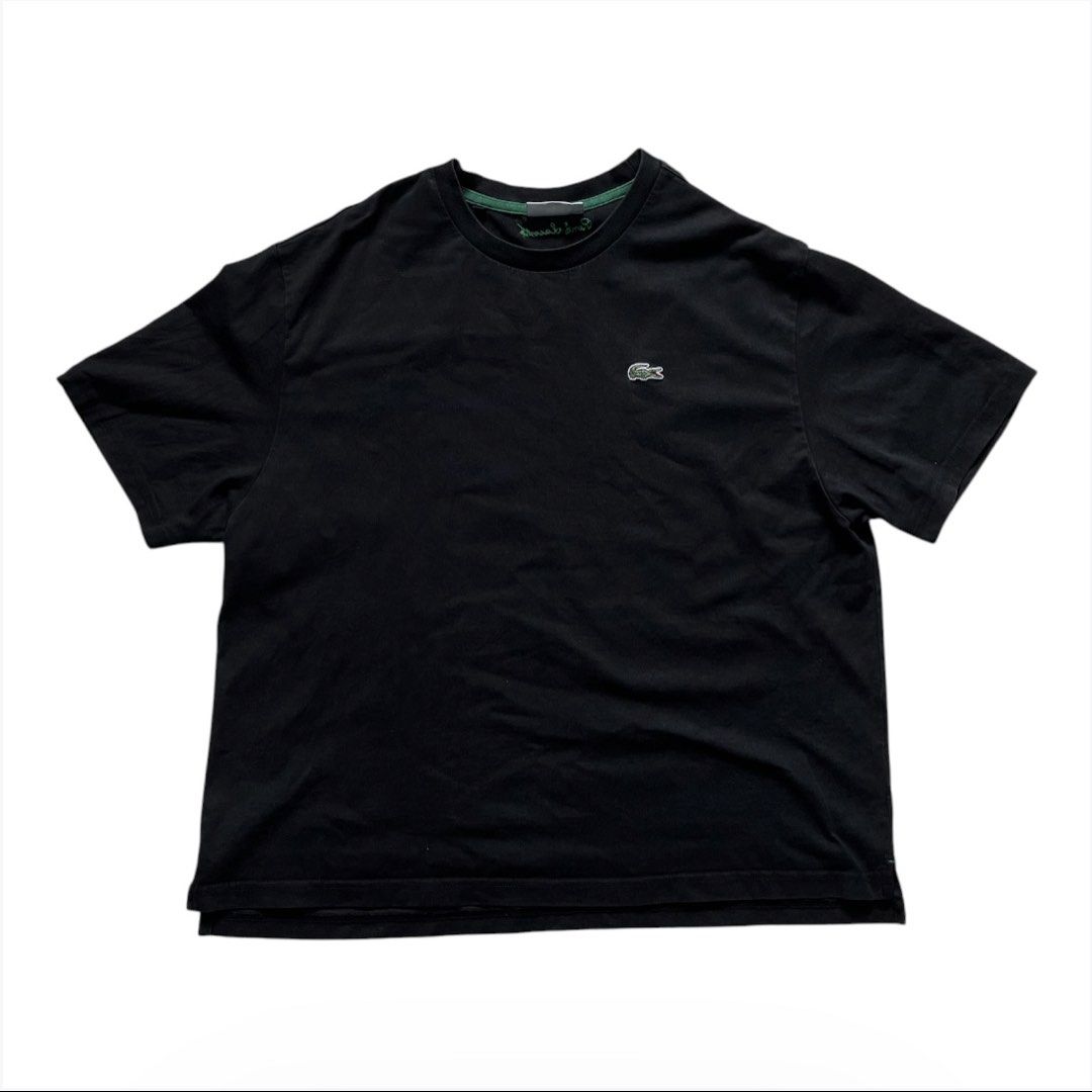 Rene Lacoste tshirt (Category: Tshirts & Polo Shirts ) located in Lapu Lapu. Submitted by jhonrener41426 (Listing ID 1460126555, Image 1). Description: Fit to small / medium Unisex Dimes 21x24 (boxy fit) Excellent condition Color rate 9.5/10 Authentic Issue none .