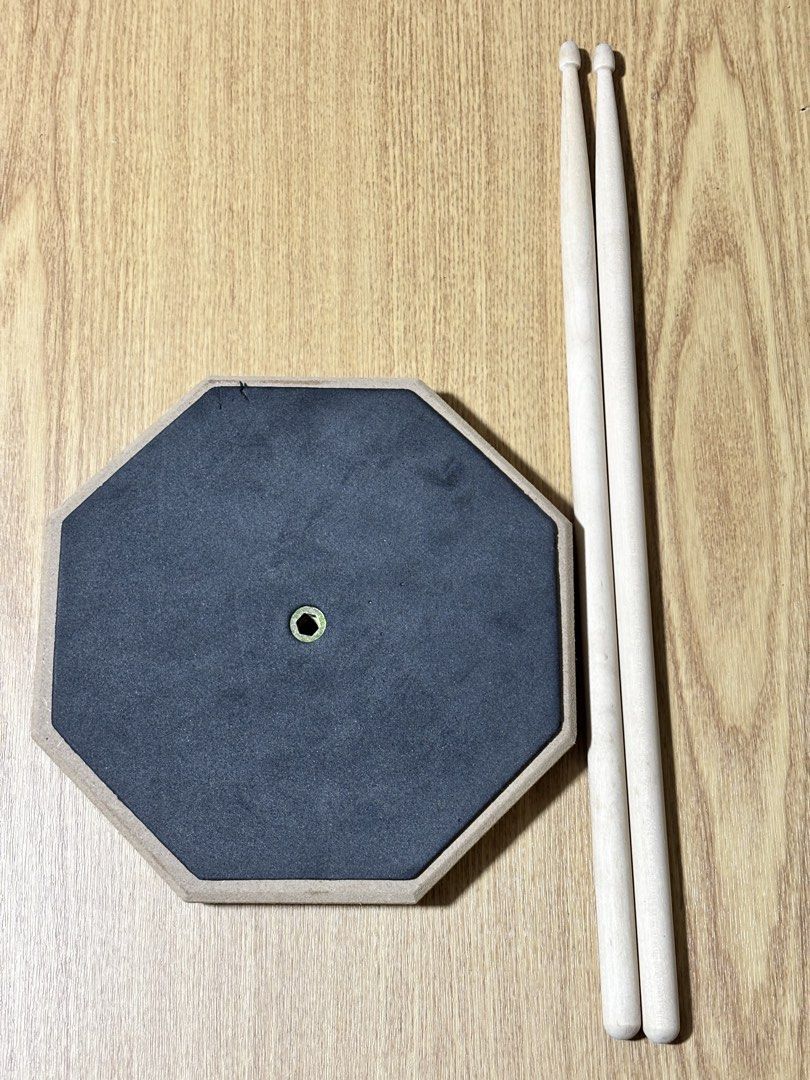 Rixton Practice Drum Pad (Category: Musical Instruments) located in Mandaluyong City. Submitted by trebron80 (Listing ID 1460285433, Image 2). Description: Hi friends! Selling a Rixton practice drum pad with sticks - color green :) Buyer to shoulder pick up or delivery. Thanks!.