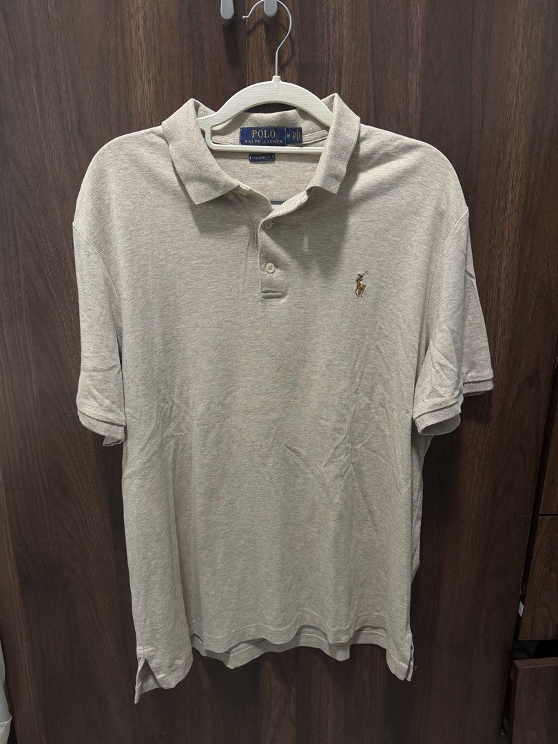RL, bape, tommy, burberry, boss polos (Category: Tshirts & Polo Shirts ) located in Iloilo. Submitted by lorenzoivan (Listing ID 1460129434, Image 1). Description: (ALL AUTHENTIC) POLOS FOR SALE RL beige/light gray colored pony polo M fits L: 22.5x27.5in Used condition ₱1,200 Bape black polo M in tag fits XS to S: 18x24.5in Good condition ‼️SOLD‼️ RL big logo polo M: 21x 27front 28.5back in Good condition ₱850 TH pink 85 polo S: 18x 25front 27bac