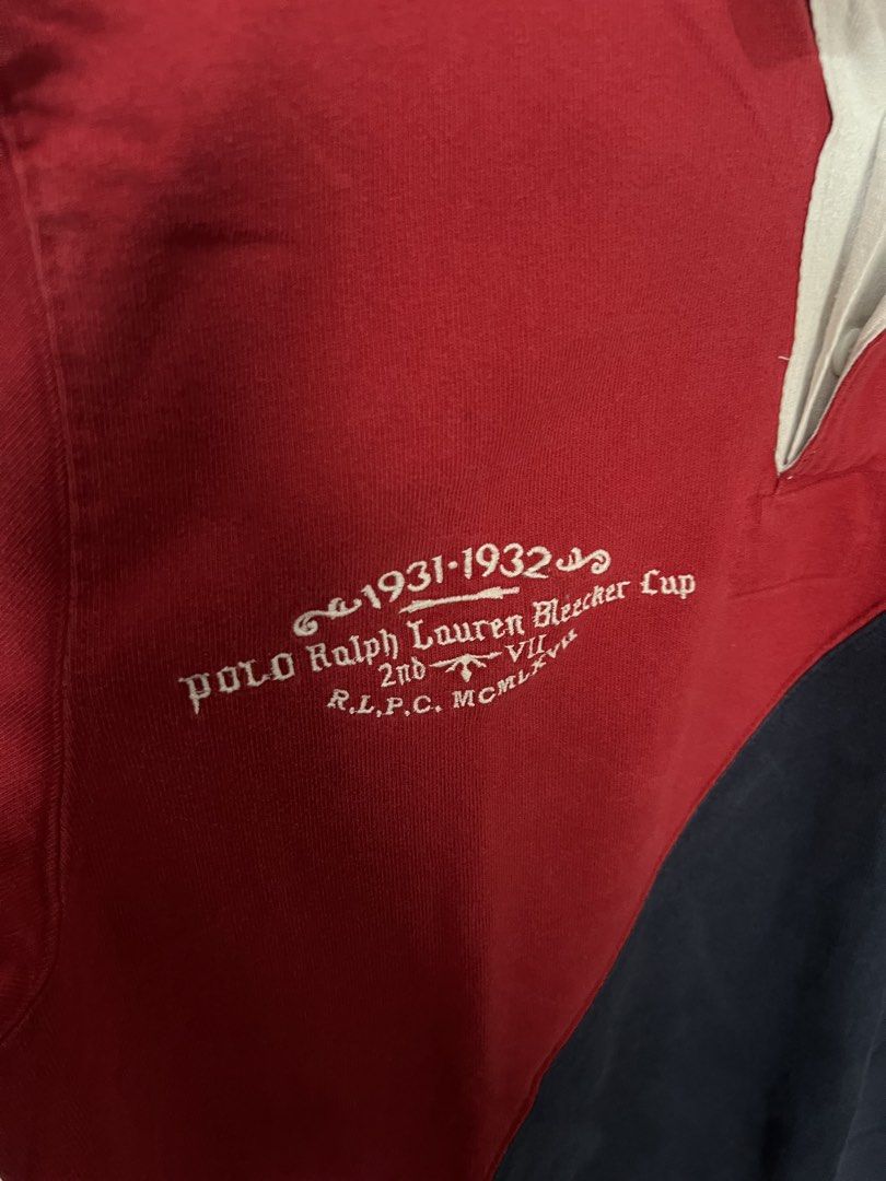Ralph Lauren Bleecker Cup Navy Blue & Red Polo (Category: Tshirts & Polo Shirts ) located in Angono. Submitted by odd.fitt (Listing ID 1460294732, Image 3). Description: Medium 21W 27L No issue Crispy.