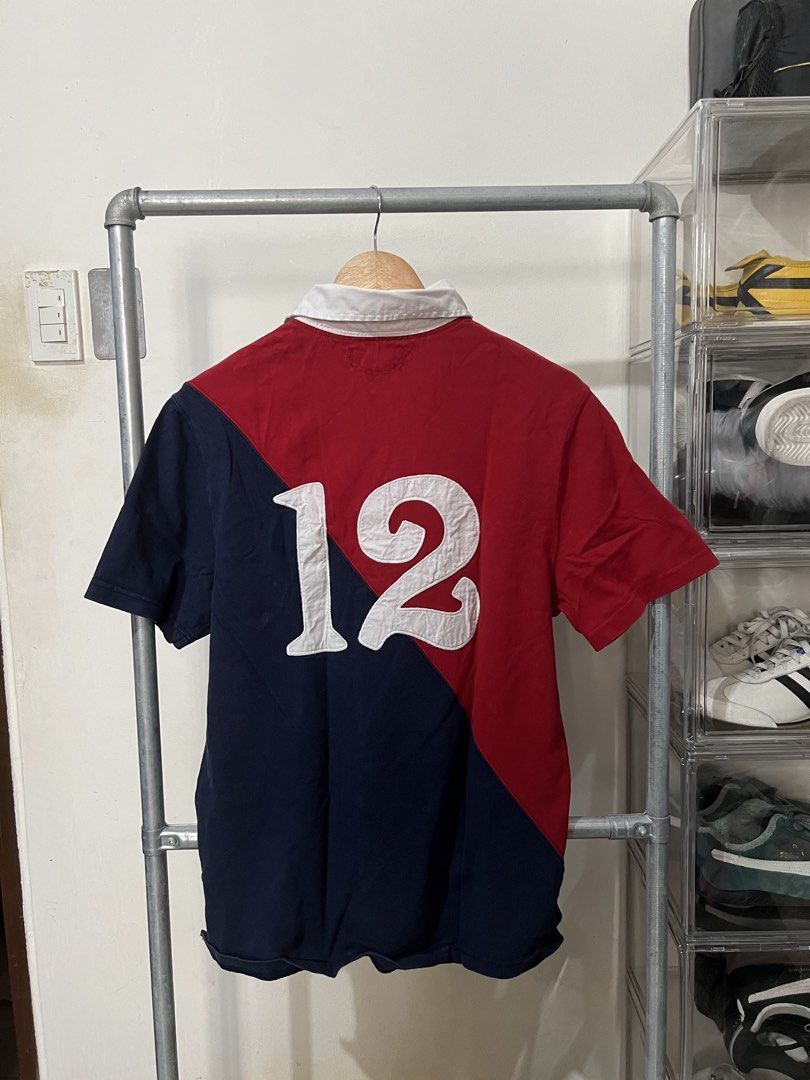 Ralph Lauren Bleecker Cup Navy Blue & Red Polo (Category: Tshirts & Polo Shirts ) located in Angono. Submitted by odd.fitt (Listing ID 1460294732, Image 2). Description: Medium 21W 27L No issue Crispy.