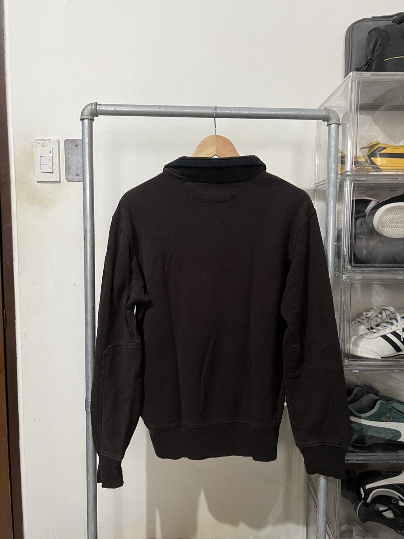 Ralph Lauren Mock-Neck Pullover Dark Brown Quarter-Zip (Category: Tshirts & Polo Shirts ) located in Angono. Submitted by odd.fitt (Listing ID 1460295236, Image 2). Description: Medium 23W 26L No issue.
