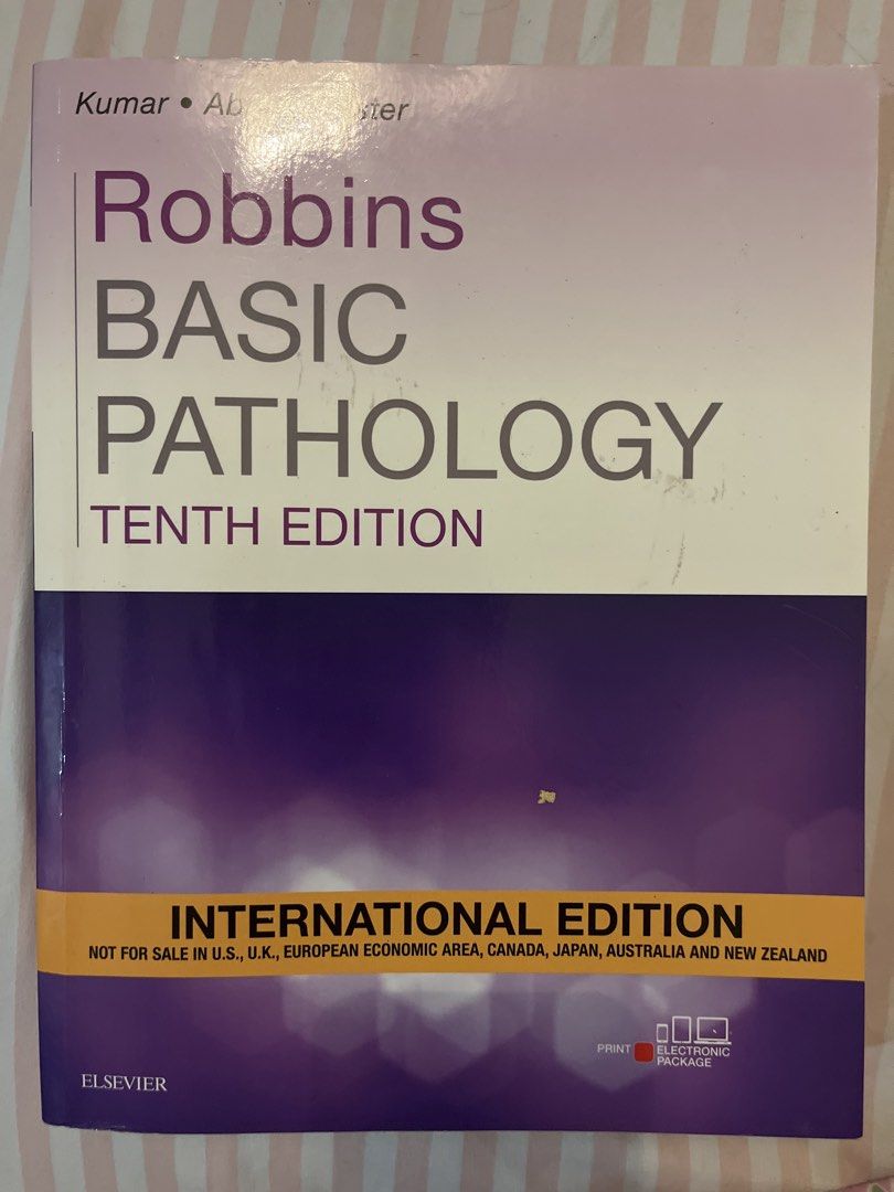 Robbins basic pathology (Category: Textbooks) located in Cyberjaya. Submitted by qaisara.33 (Listing ID 1460244829, Image 1). Description: never been used .