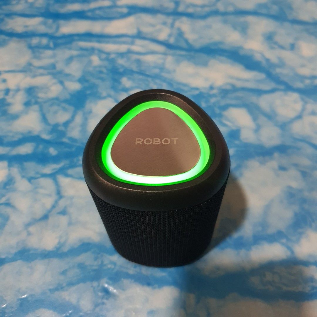 ROBOT RB120 Bluetooth Speaker with RGB Lights (Category: Soundbars, Speakers & Amplifiers) located in Manila. Submitted by jannagacusan (Listing ID 1460230746, Image 3). Description: - ROBOT RB120 Portable Bluetooth Speaker - Wireless connection via Bluetooth 6.0 - Features vibrant RGB lights - TWS (True Wireless Stereo) function supported - Water-resistant design - Ideal for music on the go.