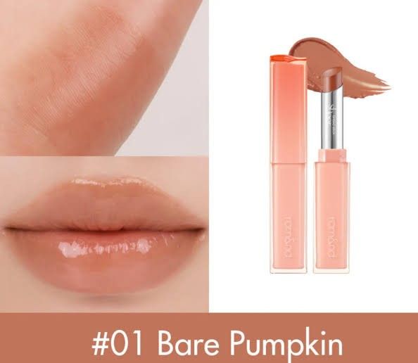 Rom&nd Glasting Water Tint #01 Bare Pumpkin (Category: Makeup) located in Manila. Submitted by cheesec4kk72140 (Listing ID 1460301123, Image 1). Description: - Rom&nd Glasting Water Tint - Shade: #01 Bare Pumpkin - Type: Sheer, tinted lip balm - Finish: Natural, glossy - Color: Warm, muted pumpkin - Swatched.